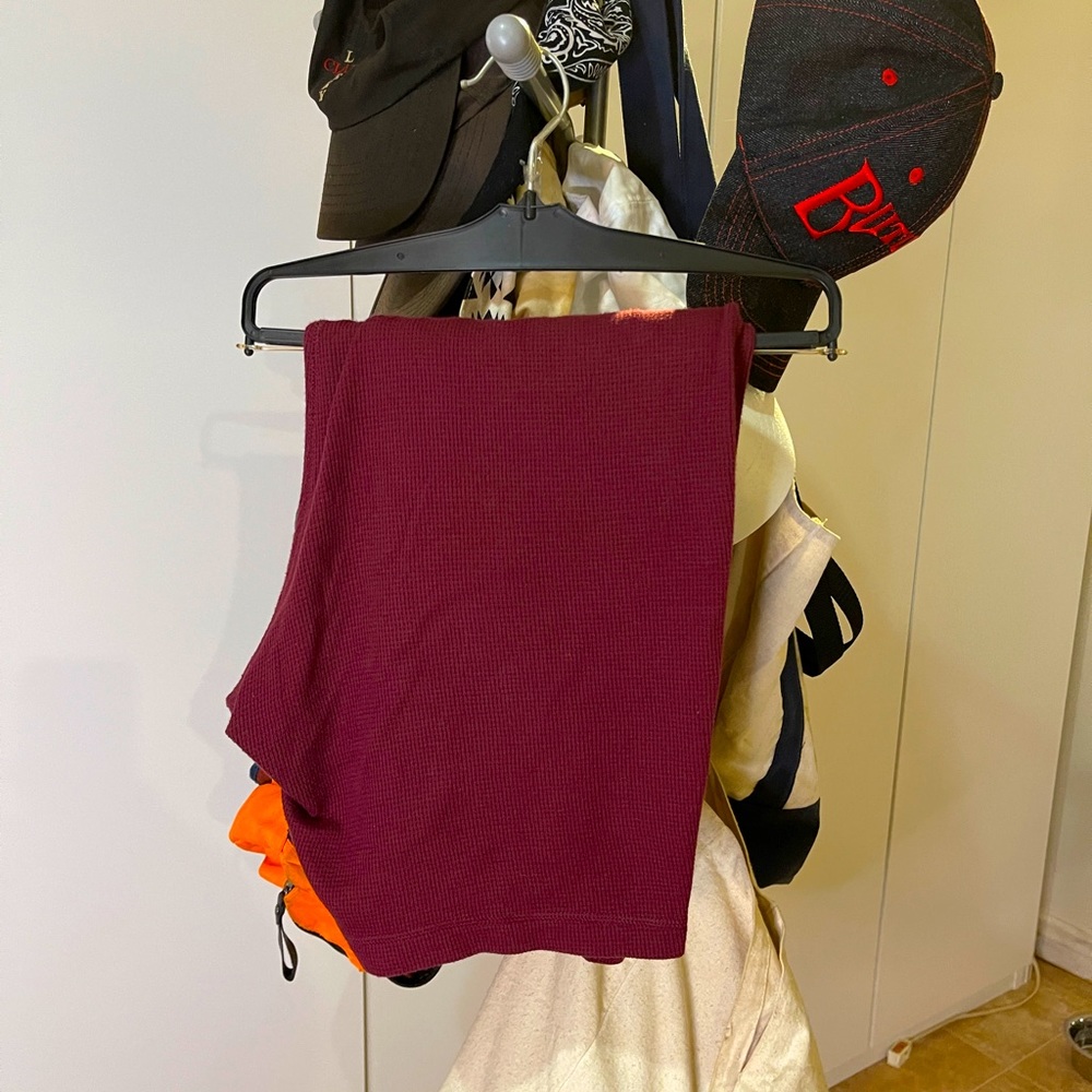 George Burgundy Long Shorts